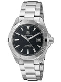 Case Analog WAY2110.BA0928 Watch Black Men's Steel & Bracelet Dial Automatic Heuer 40mm TAG