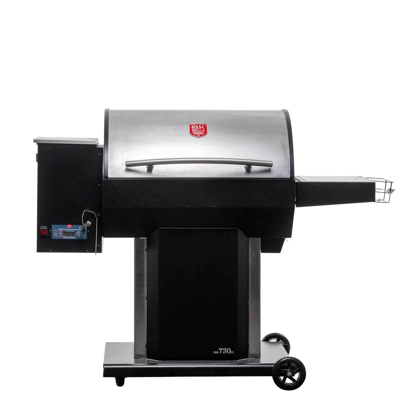 in. Wood sq Grill Stainless Steel USSC 730 Pellet Grills