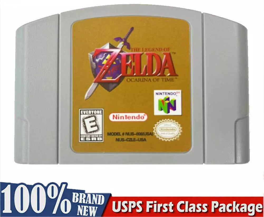 Time Box Zelda N64 Console Legend Nintendo Game Ocarina of US- for of