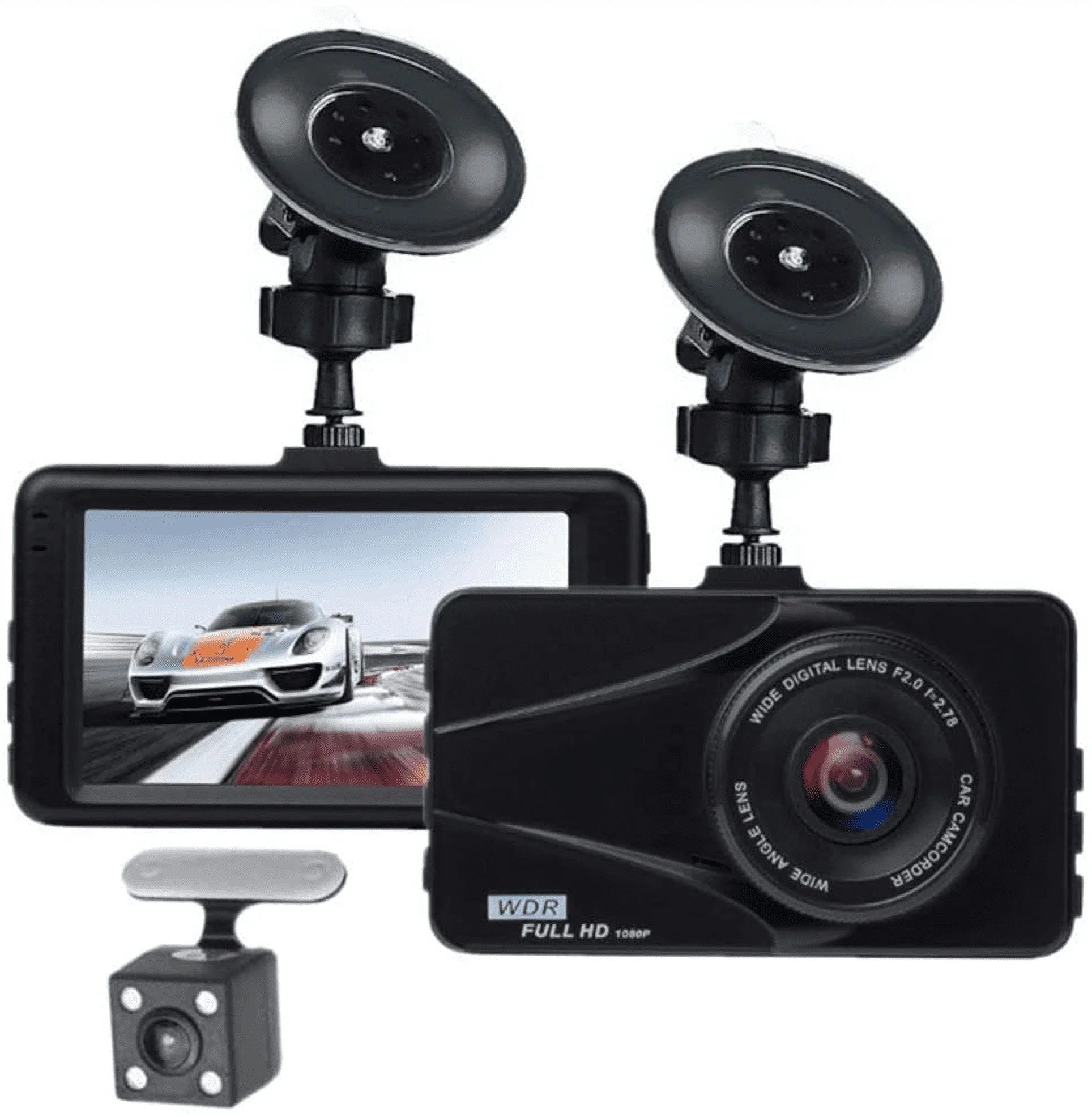 For Loop G-Sensor, Wide Travel Angle, Images DVR Screen Full WDR, Video 170° Detection HD Dual Plus LCD Recording Excellent Dash Motion T670 3" Cam Kia Recorder