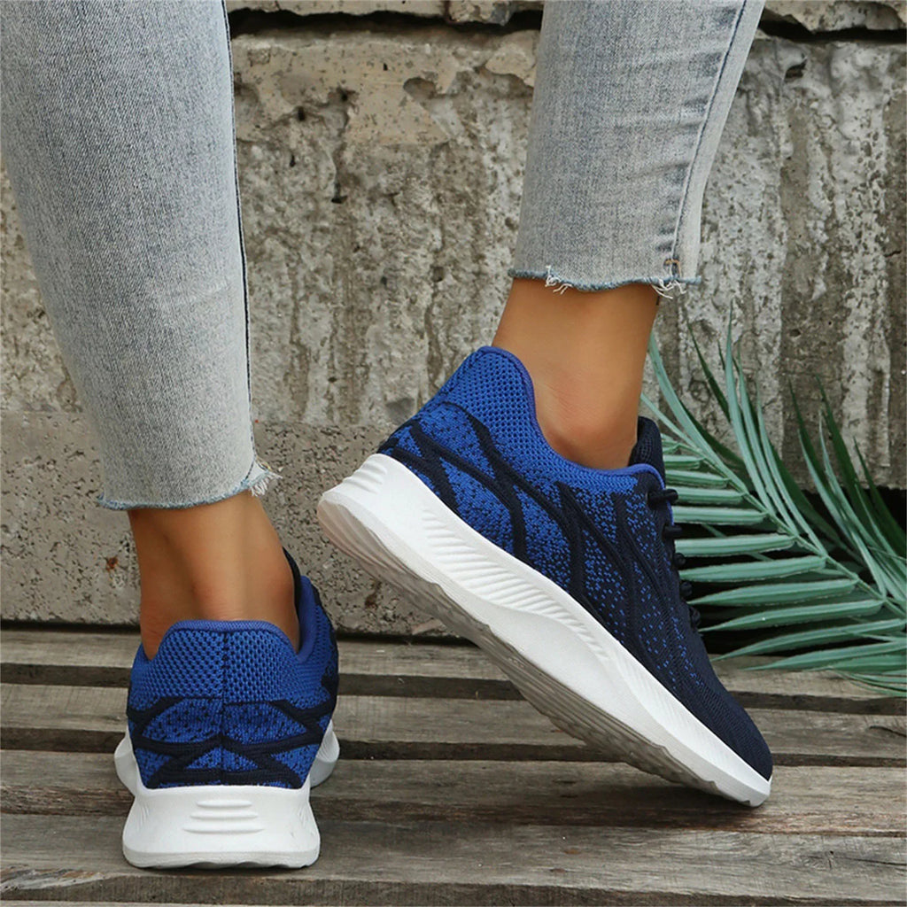 dimension Cross Colorblock Mesh Summer 1/2 Women Sneakers Women Sneakers Comfortable Fashion and Shoes and Autumn 11 Breathable Up AdBFJAF Lace Pattern