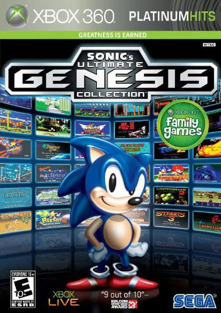 Sega, Ultimate Collection 360, Hits), Xbox 68034 [Physical], (Platinum Genesis Sonic's