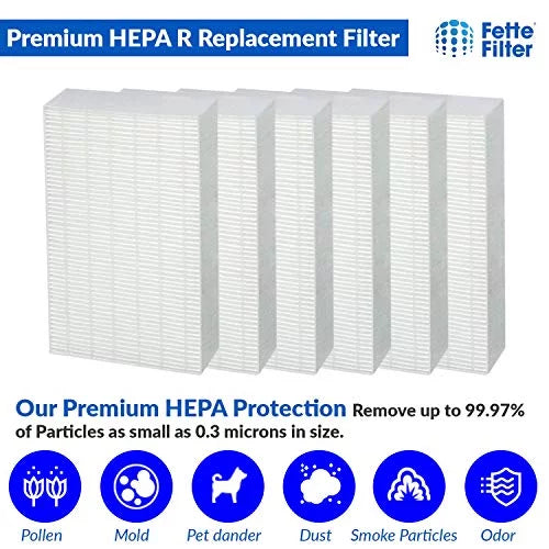 Filter of HRF-R1 6) HRF-R2 Honeywell Filter R HRF-R3 Replacement with (Pack True HEPA Pack Compatible
