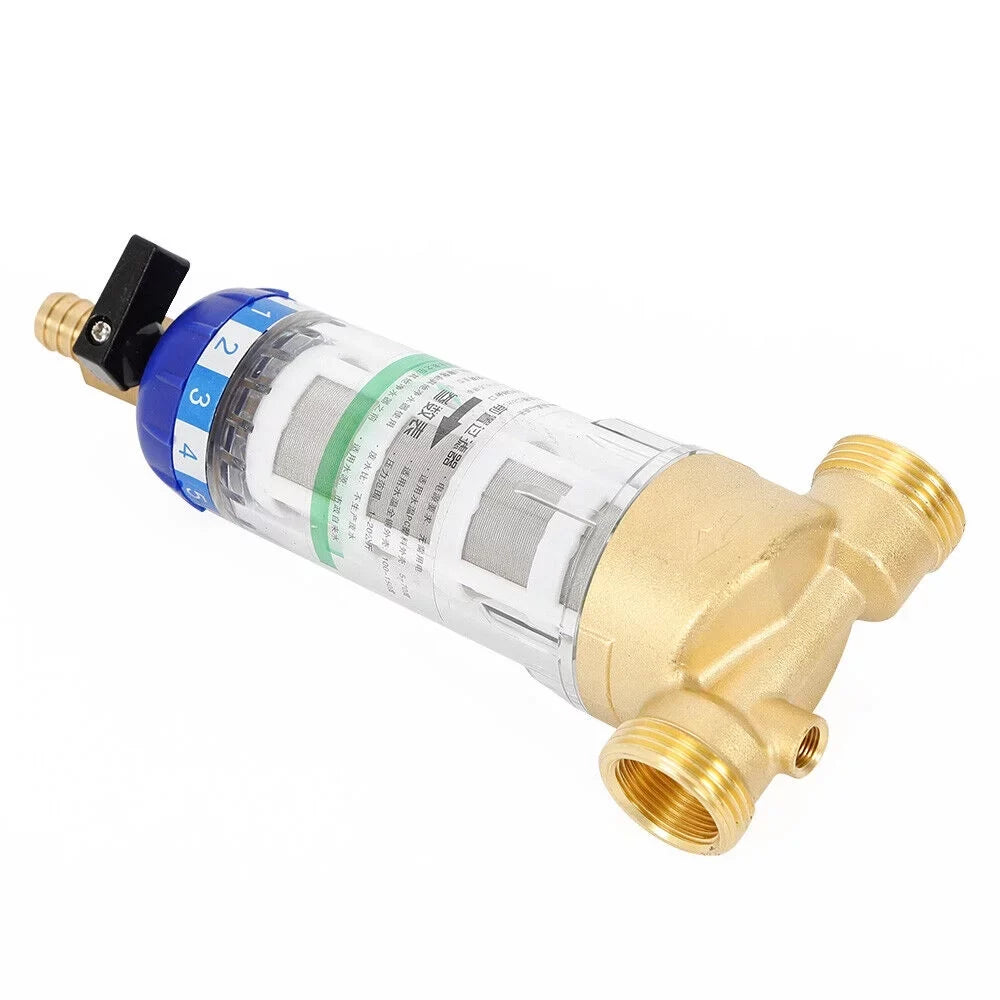 liquid Reusable 3/4" Filter Down Mesh Filter Spin 50℃ liquid Inch System Sediment