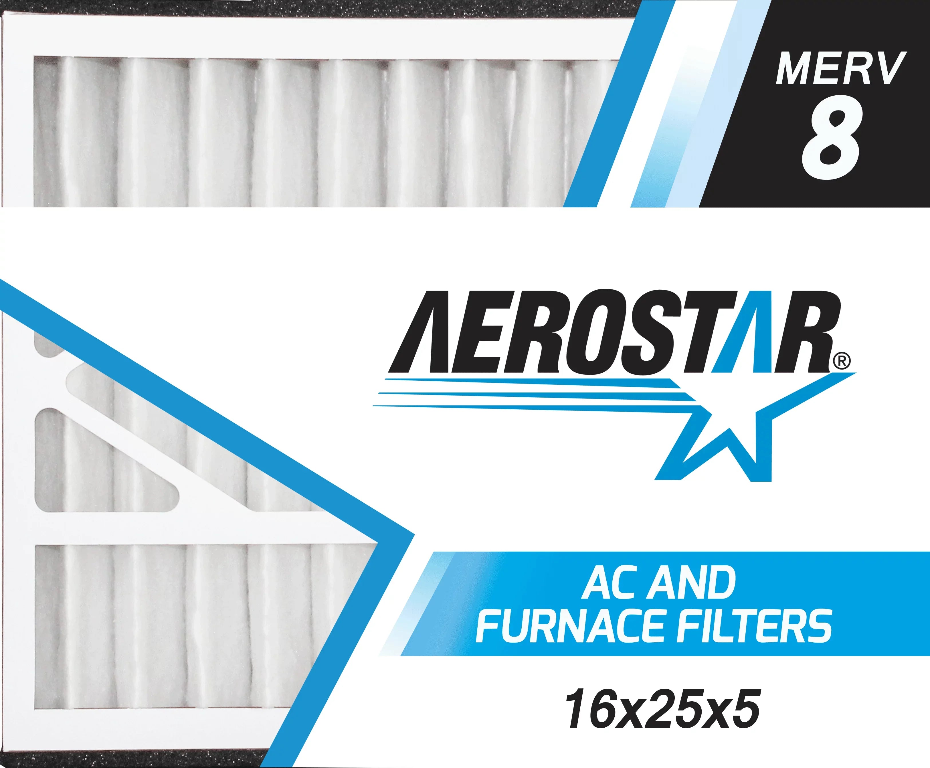 8, Pleated Aerostar Replacement MERV 16x25x5 2 16x25x5, Bear Air Box Filter, Air of