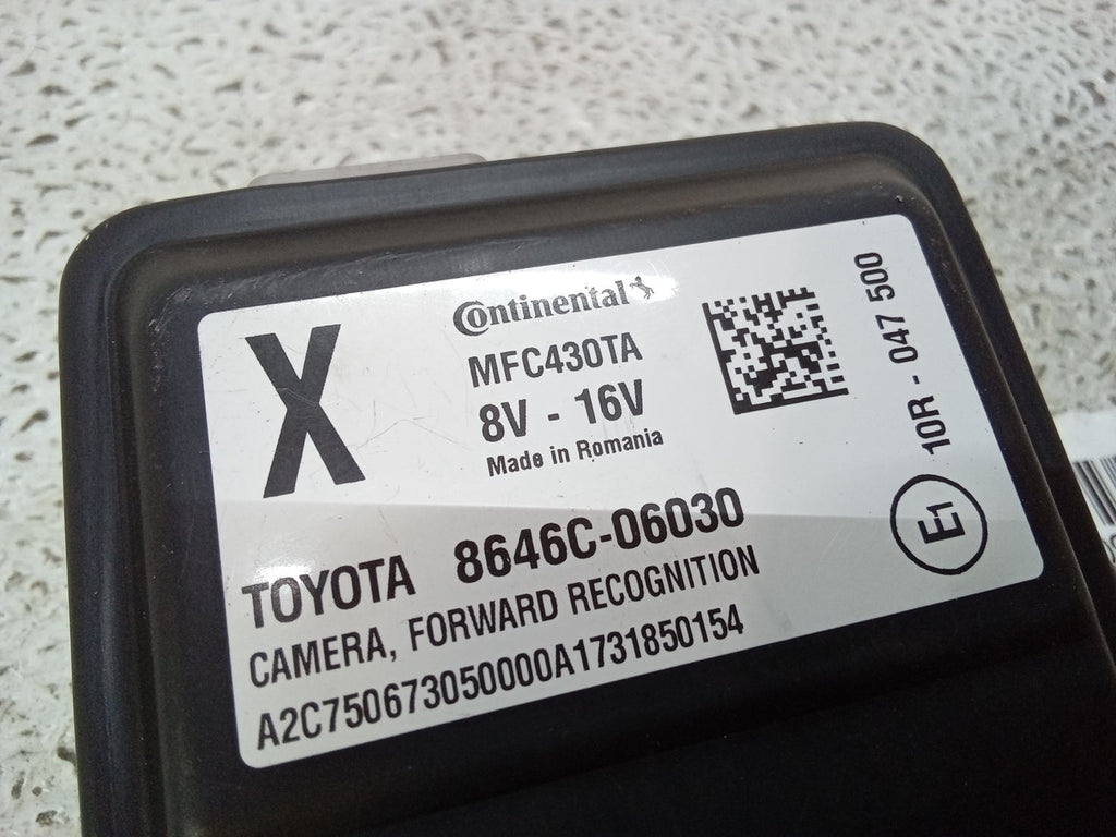 Lane OEM Departure 2018 (Good) Camera Toyota Warning 8646C-06030 Camry Front Pre-Owned