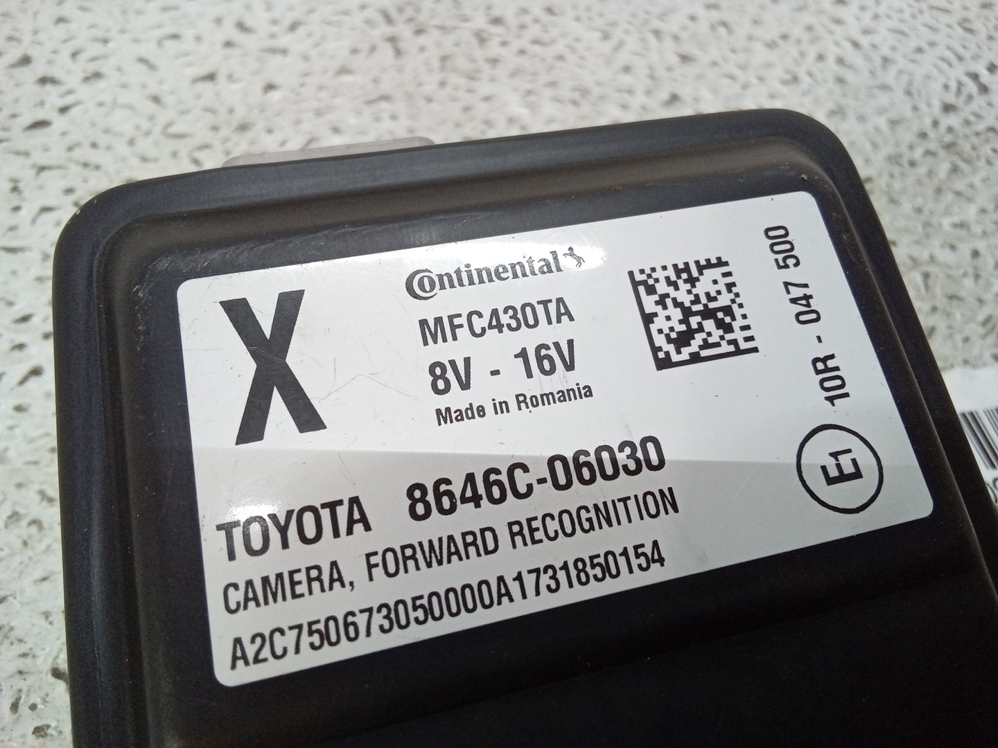 Lane OEM Departure 2018 (Good) Camera Toyota Warning 8646C-06030 Camry Front Pre-Owned