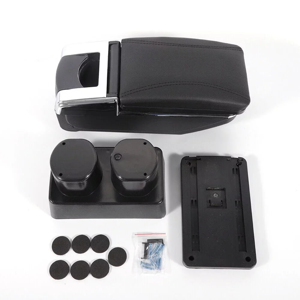 Center 07-2011 Storage Hatch Container Black Armrest Nissan Console Versa 2012 Box For
