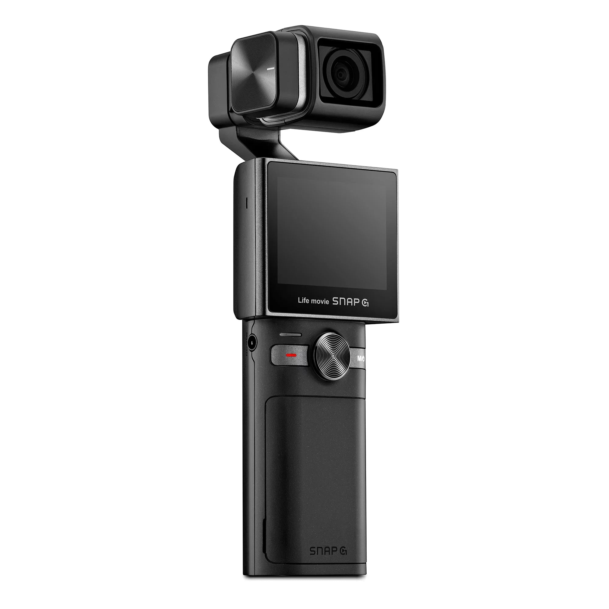 3-Axis Angle Vlog Replaceable 4K ID Track Camera Wide Gimbal Battery Handheld Touchscreen SNAP-G Live AI 133.9° Battery Face Creator Video 2" Influencer LCD Package Stream Thinkware Stabilizer 60FPS