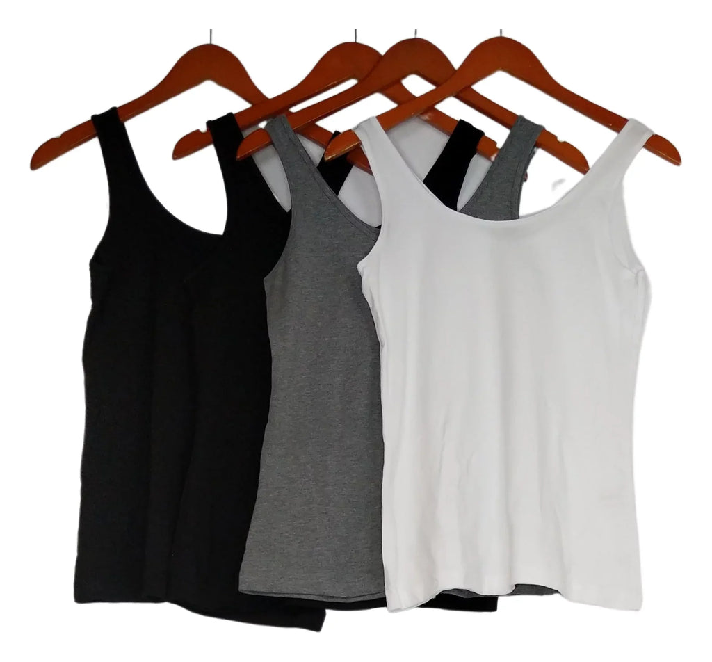 Felina Top, Tank Womens 4 Pack Reversible