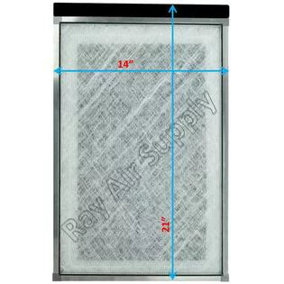 Refills Supply Air Cleaner Replacement Pack) 14x21 Dynamic Pads Filter (3 RayAir 14x21