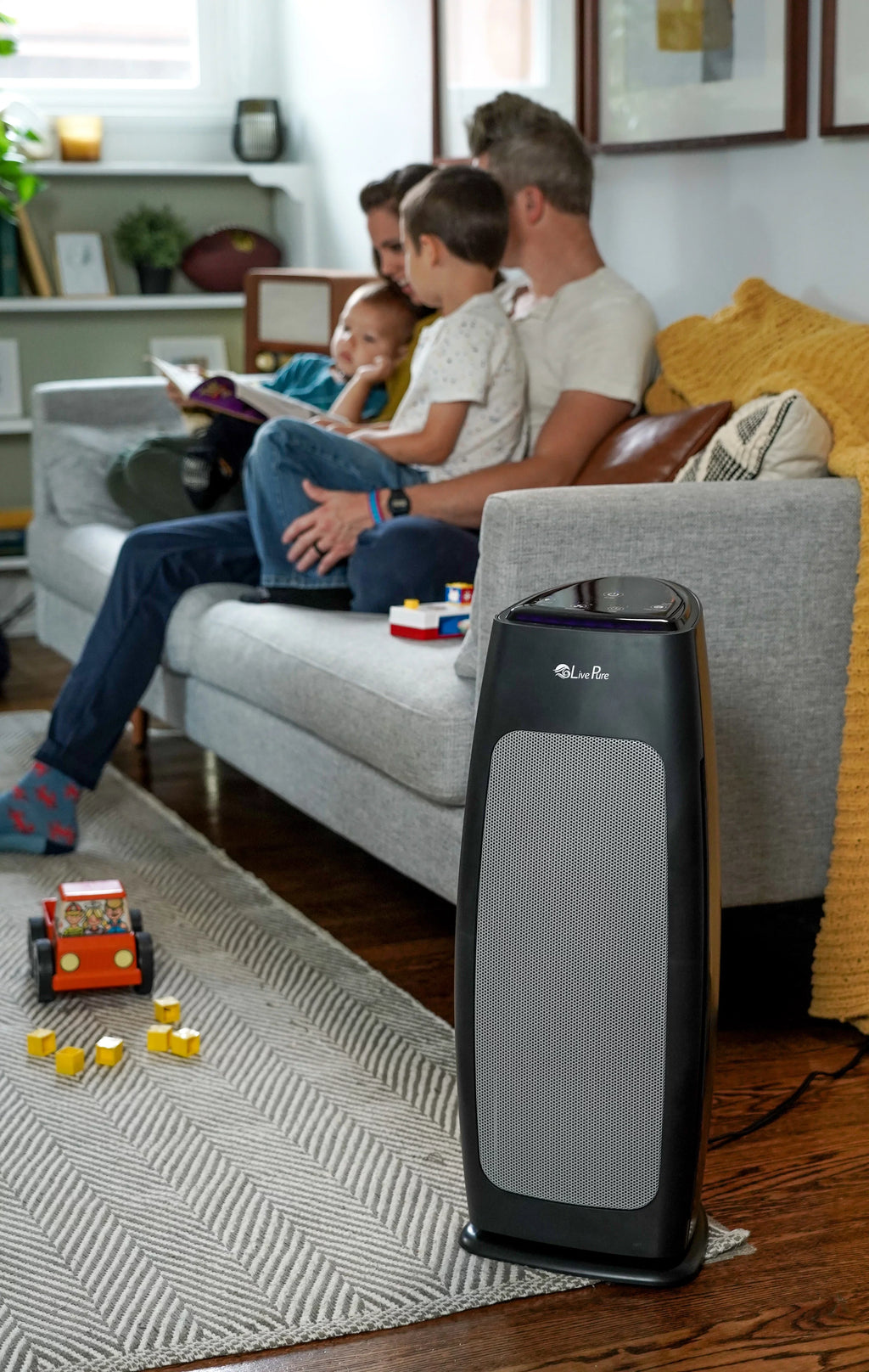 Purifier Air Tower Sierra Filtration with Permanent Tall Series LivePure Digital LP270THP