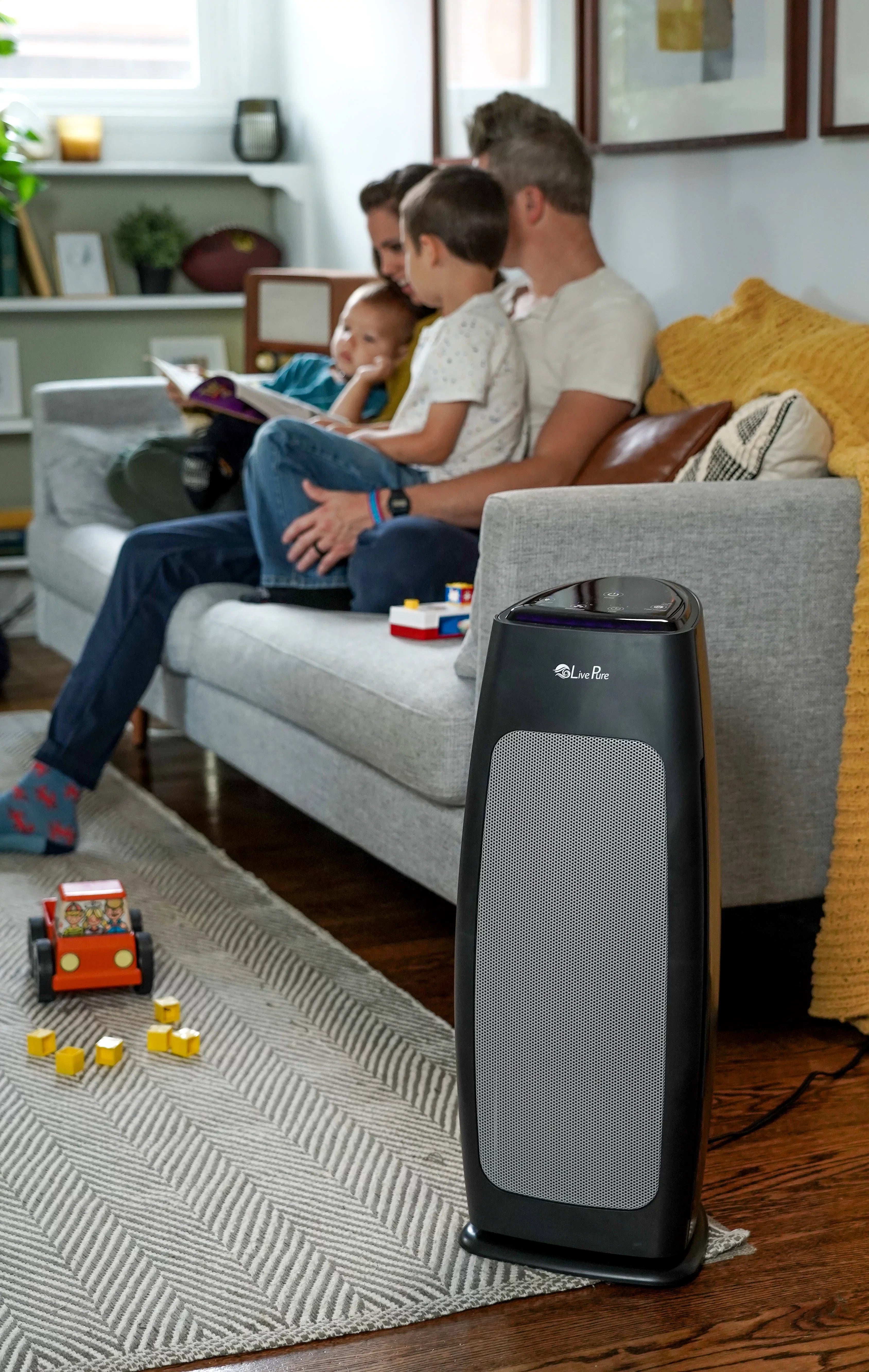 Purifier Air Tower Sierra Filtration with Permanent Tall Series LivePure Digital LP270THP