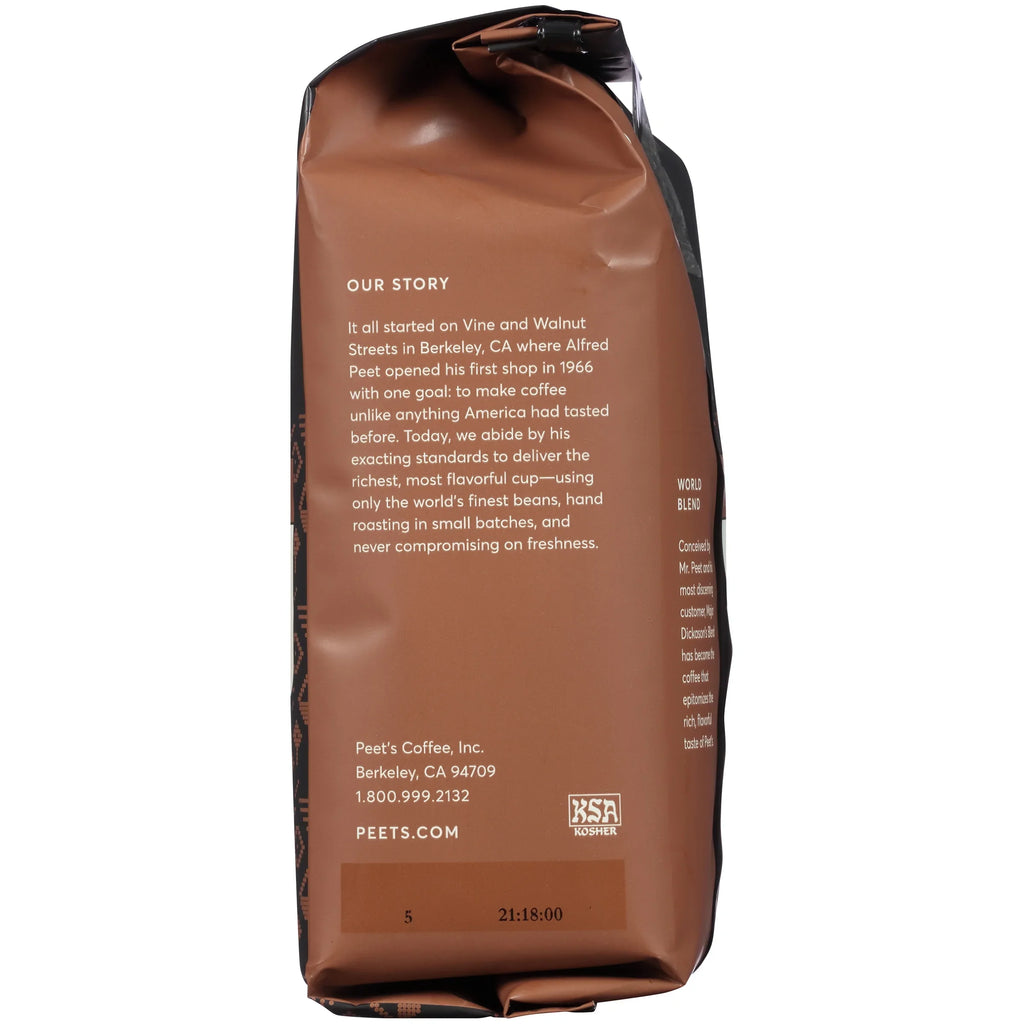 Dickason's Ground Major 12 Peet's Dark Coffee, Roast Blend oz. Coffee