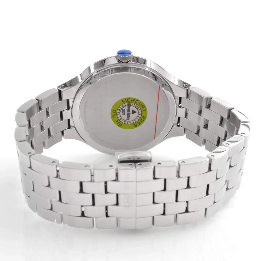 Watch Silver Veturi Dial Unisex Case 0607415 Movado Black Tone