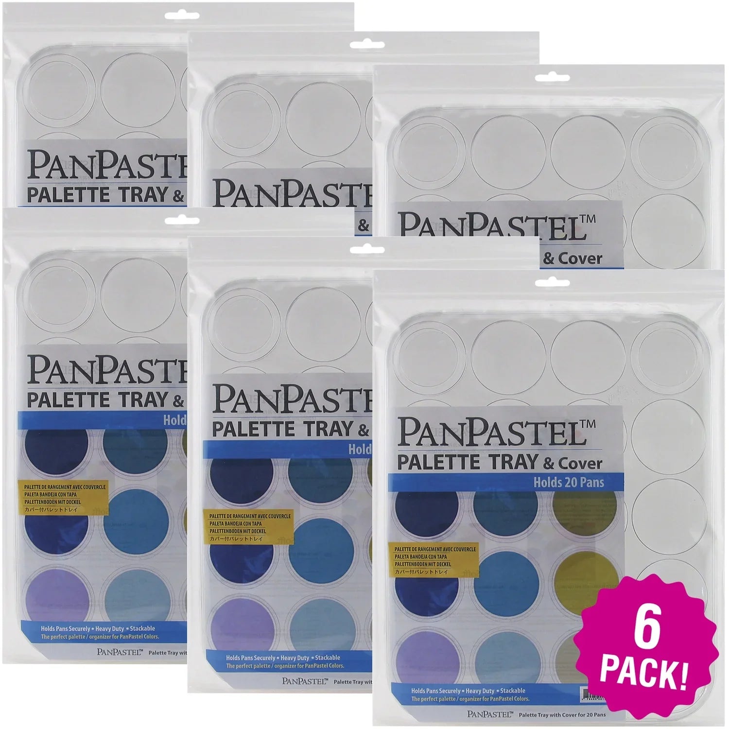Palette of PanPastel Tray, 6 Multipack