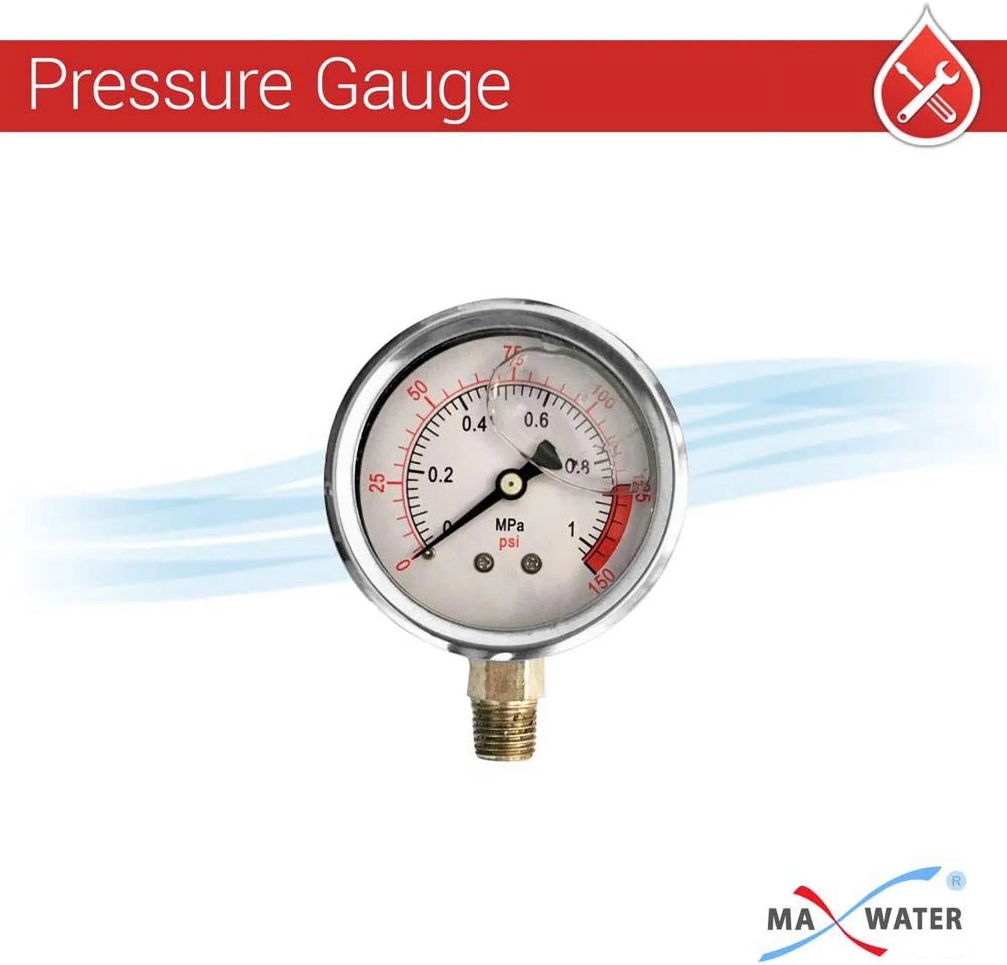 2 System Release, BB Whole Blue W/Pressure 2 Gauges, NPT Wrench 2 1" Brackets Brass Housing Filter House Ports Pressure 10" Pack
