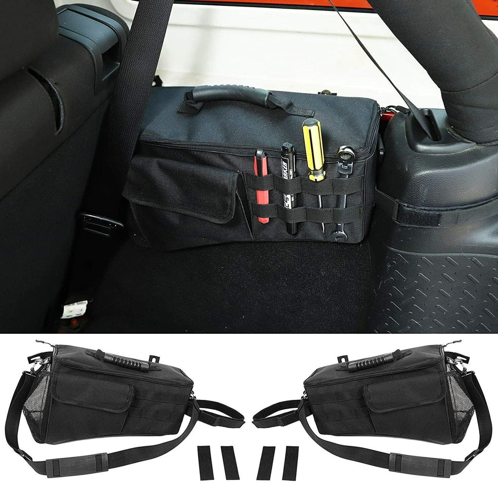 Organizer Teledu Pockets Rear Storage Bag Side Black Trunk