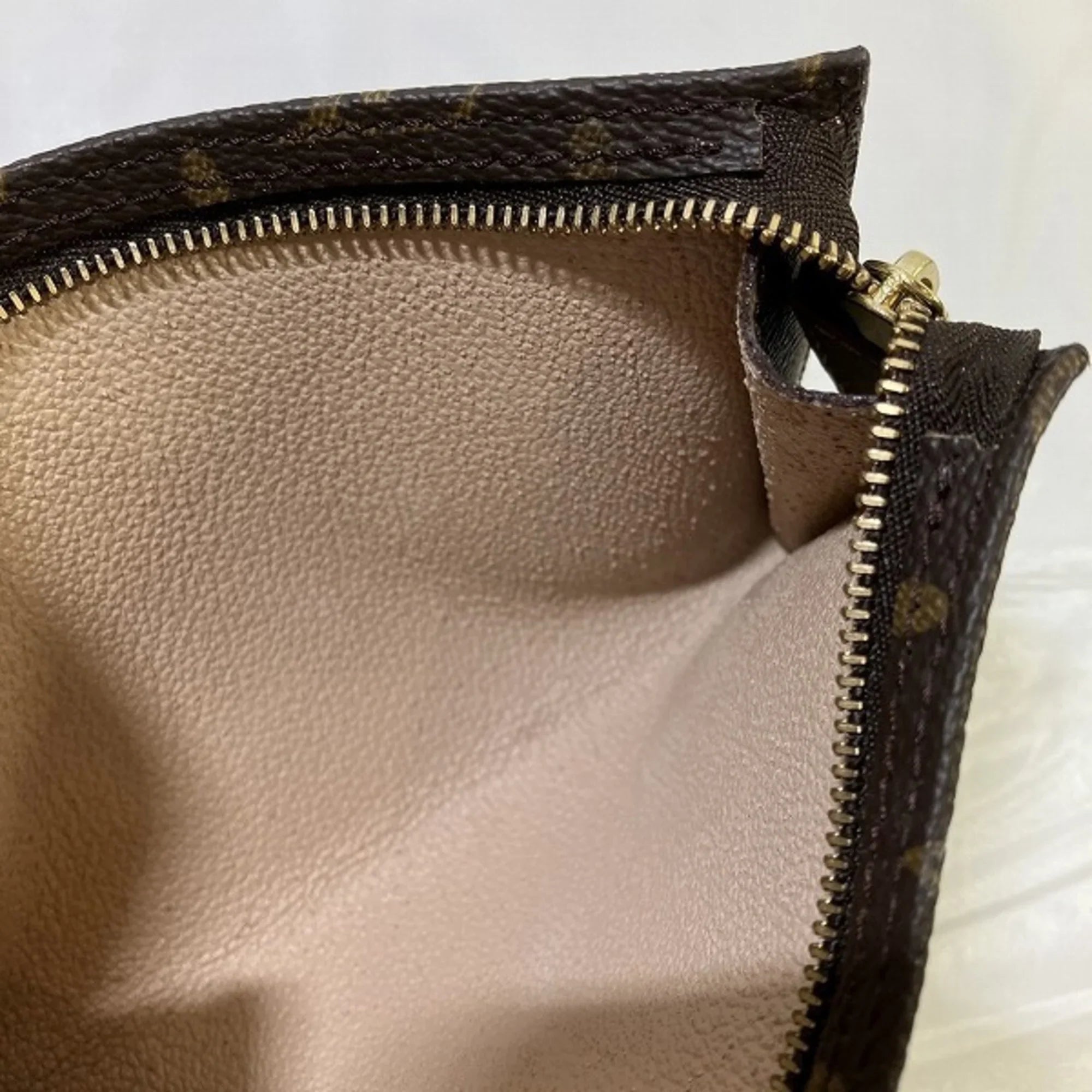 Petit Baguette PM Ladies Tote Bag with Monogram M42238 Pouch Shoulder (Fair) Pre-Owned