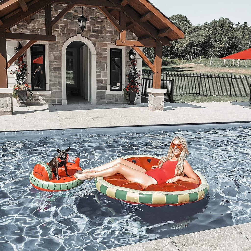 Slice Island Raft Inflatable Watermelon Swimline