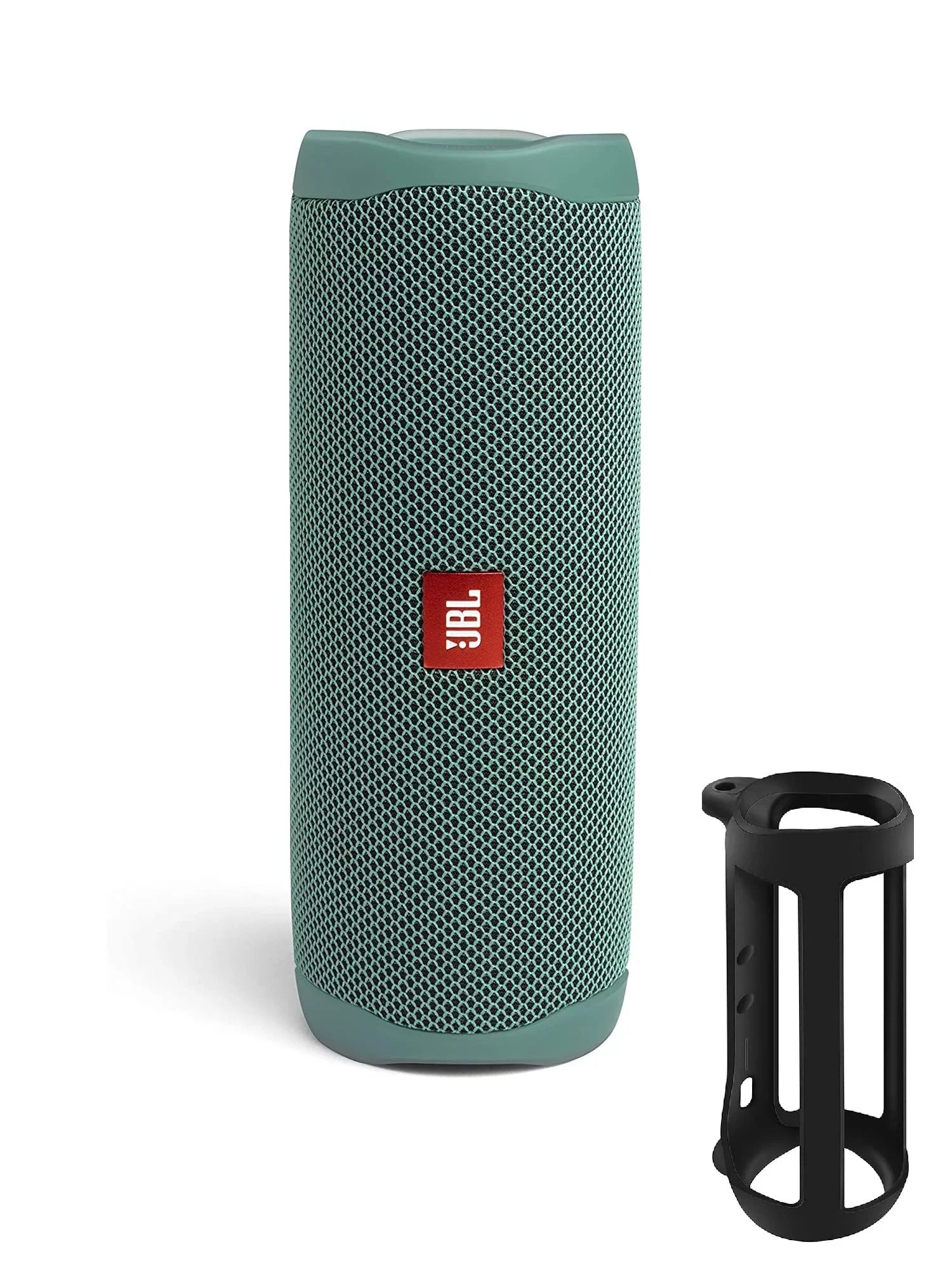 Portable JBL Bundle Protective Silicone (EcoGreen) Speaker Sleeve Flip Wireless Waterproof with Bluetooth 5 Carrying