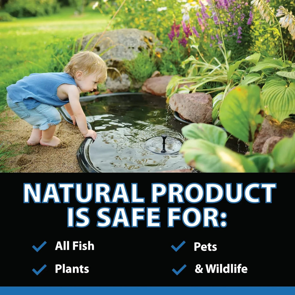 Enzymes Max Koi Remover, 25LB Fish & ClarityMax, Provide Clear liquid Clarity, Safe, Bacteria All-in-One Treatment, Beneficial Pet & All-Natural Algae Pond Crystal Stain Clarifier CrystalClear Garden