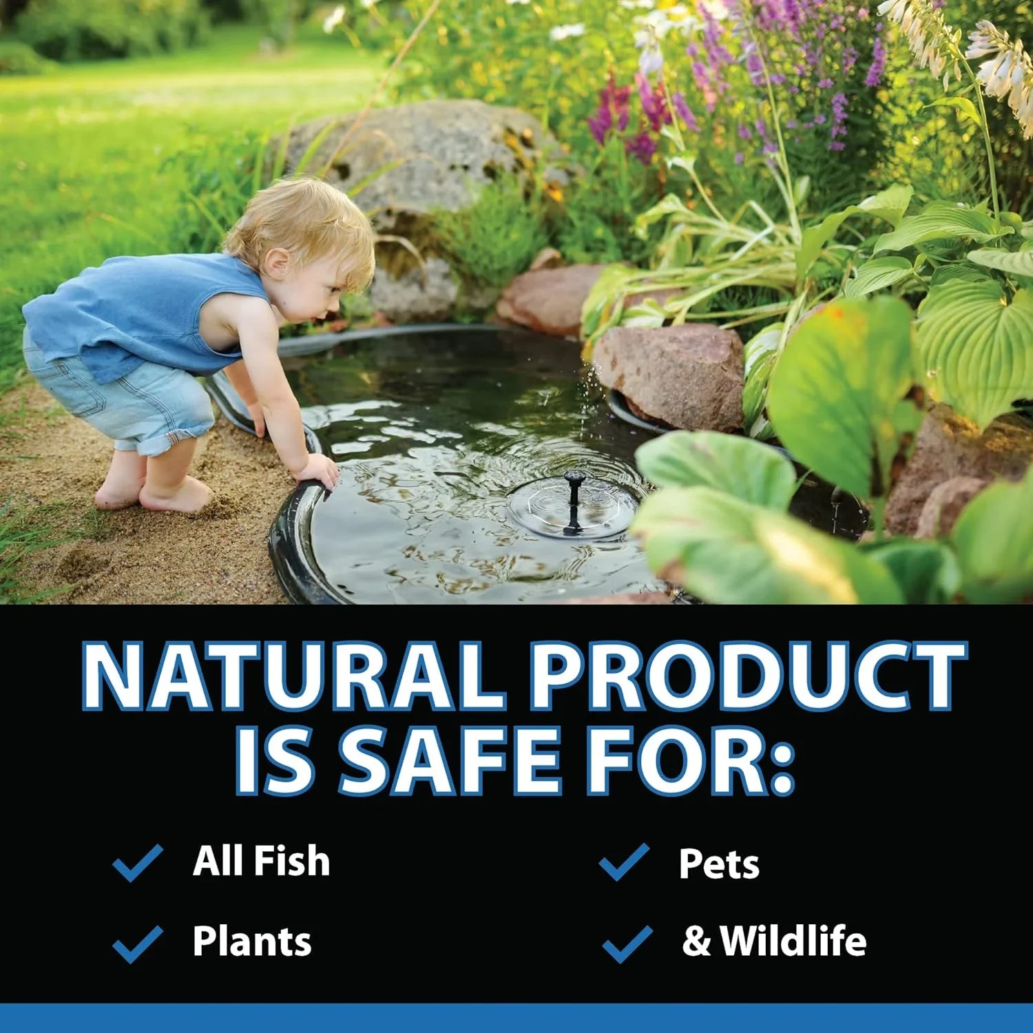 Enzymes Max Koi Remover, 25LB Fish & ClarityMax, Provide Clear liquid Clarity, Safe, Bacteria All-in-One Treatment, Beneficial Pet & All-Natural Algae Pond Crystal Stain Clarifier CrystalClear Garden