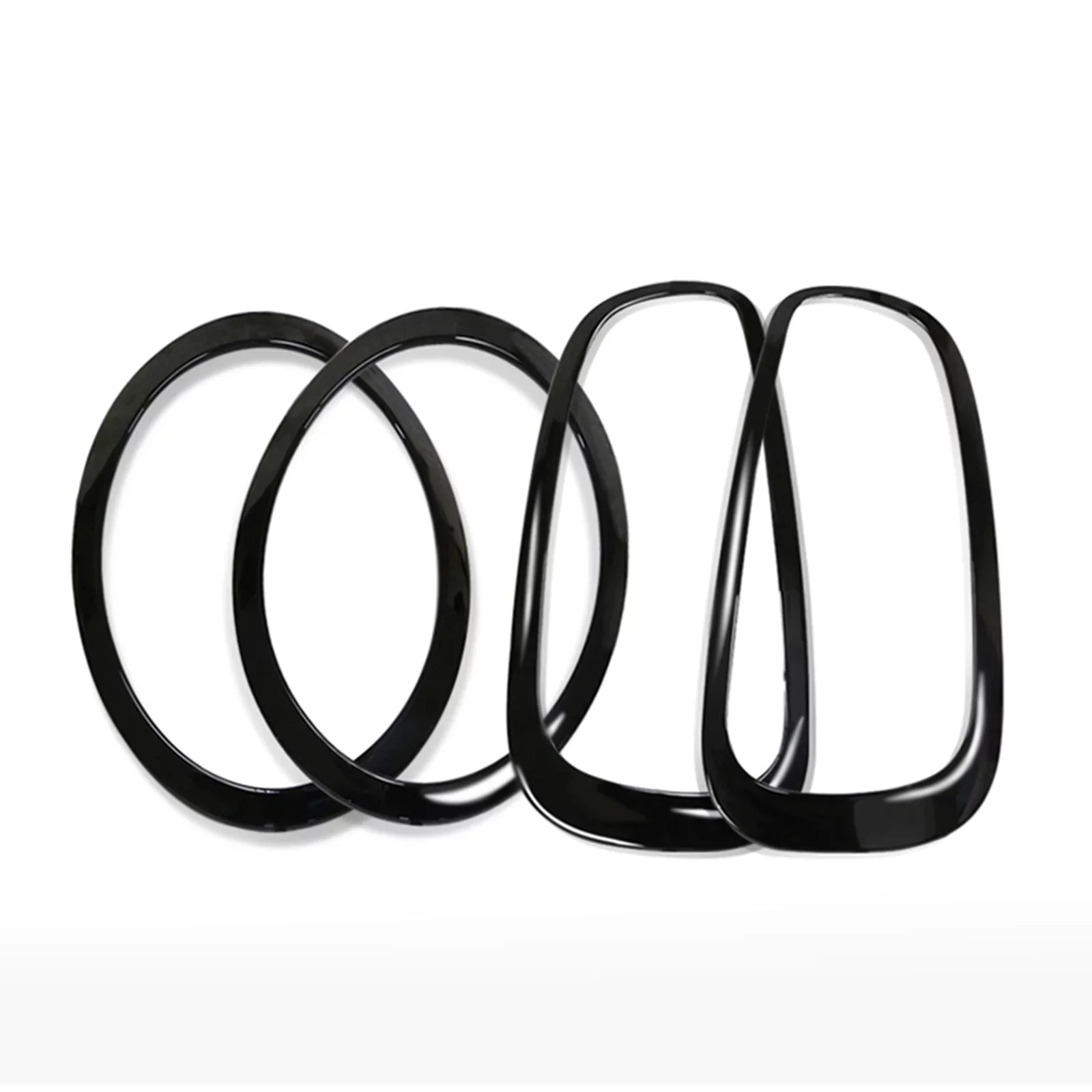Fog Grille Light Cooper F56 Mini Frame Black Front F57 S F55 + & Rear For Cover Trim