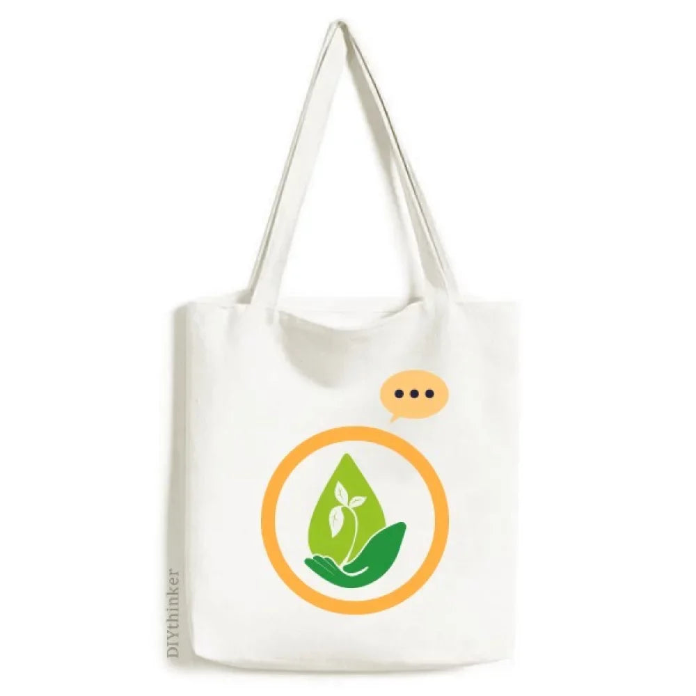 Sack Shoulder Canvas Expression Bag Headwaters Greening Tote Environmental