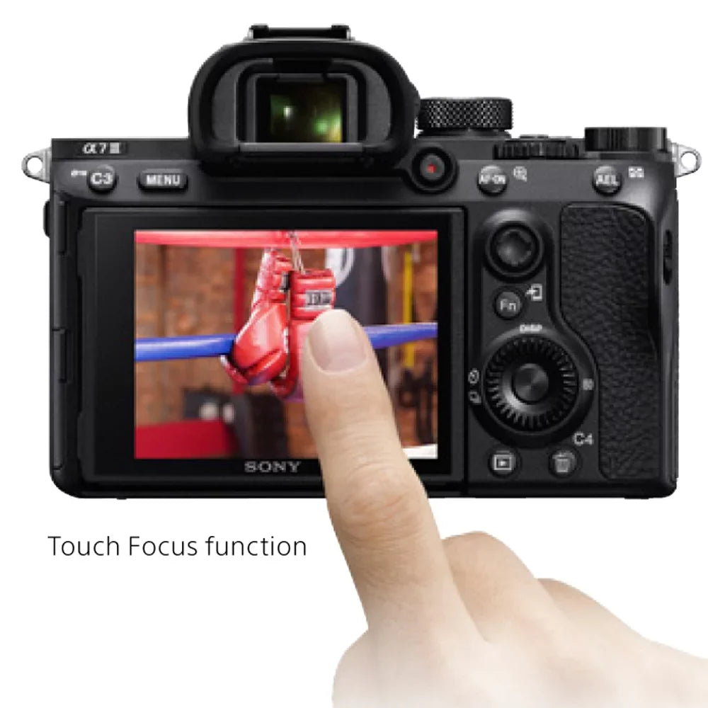 Mirrorless Flash & a7III Lens Bundle a7III Frame Full Accessory Camera Memory Interchangeable Body 24.2MP 64GB +