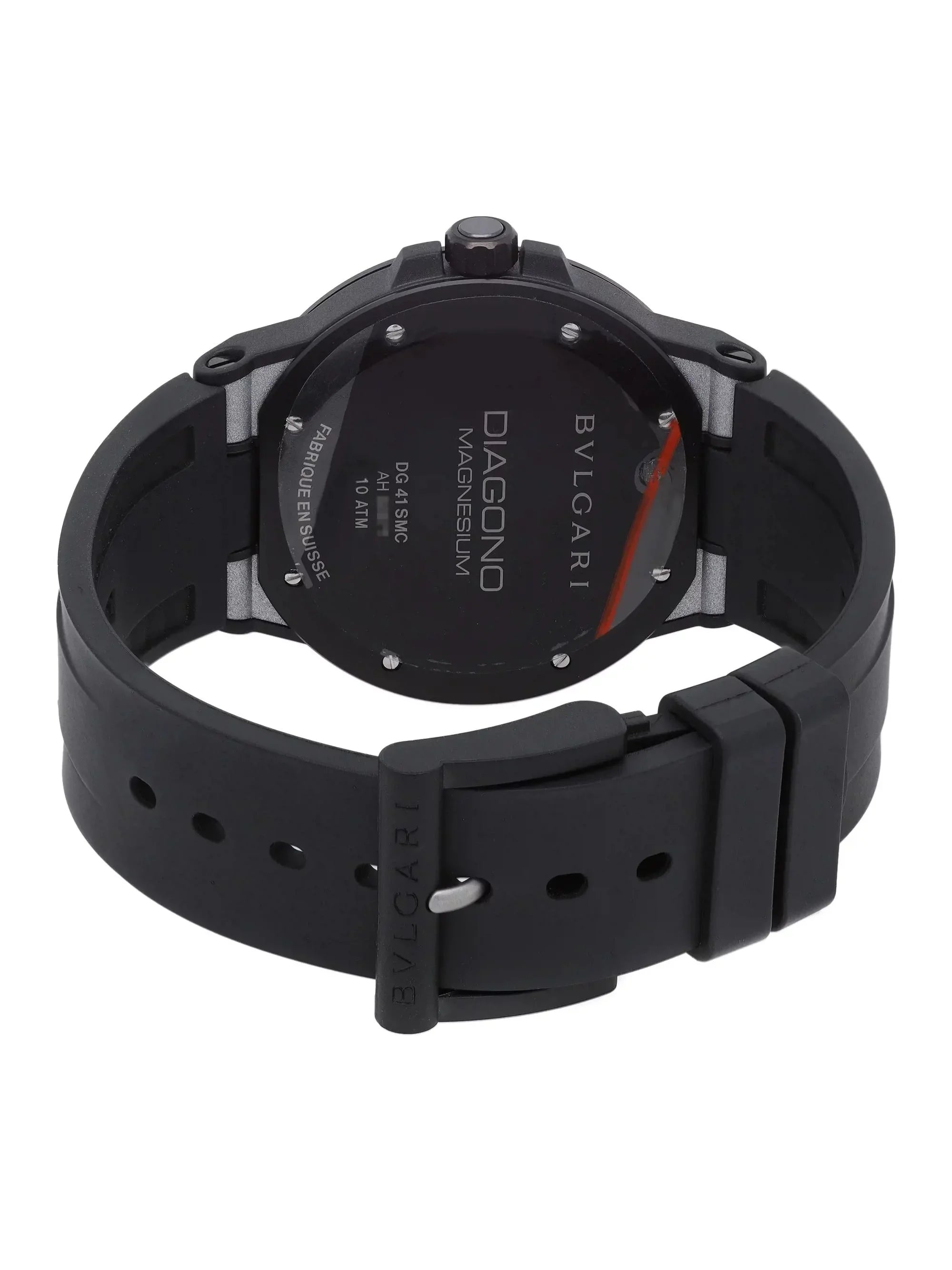 Bvlgari Dial Magnesium Diagono Silver 41mm 102427 Ceramic Automatic Mens Watch