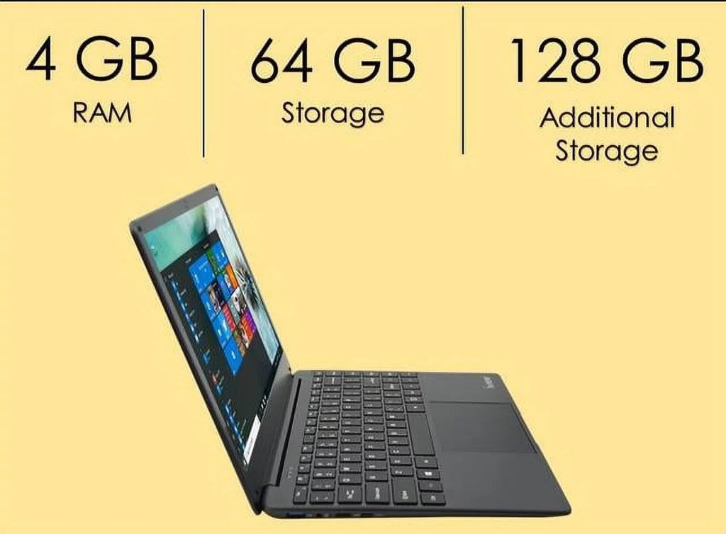 Dual High 4GB/64GB Core, 1080 USB Mouse iView IPS 1430NB-14.1in Resolution, and 1920x