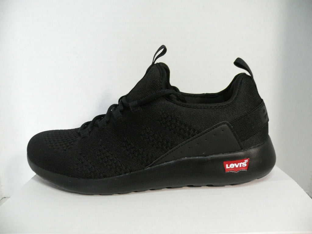 NEW BLACK dimension SPORTS LEVIS SHOES ATHLETIC LOW TRAINERS COMFORT SNEAKERS 12 MEN
