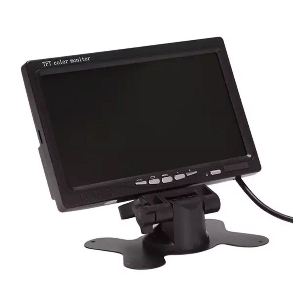 Rear For Built-in Backup TFT Monitor Car AV Monitor Speaker HD Trailer HD View Camera Inch RV Display Display Input Screen Screen 7 Trucks Reverse Bus 1024x600