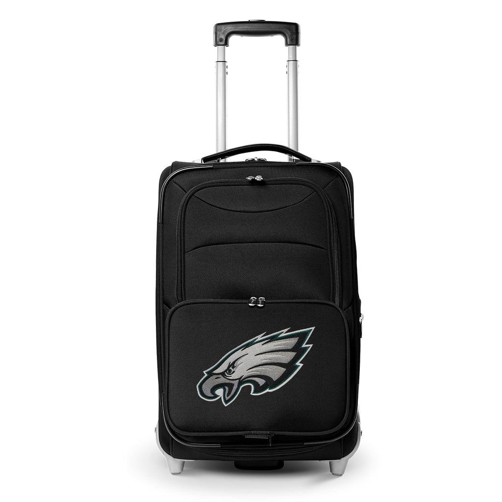 Philadelphia Eagles 21" Carry-On Softside MOJO Rolling Black Suitcase