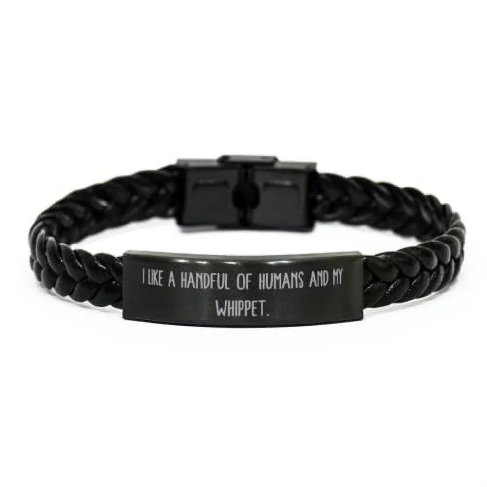 of Like Whippet Humans Pet Handful I Braided for My Cool and Present from Lovers, Whippet, Bracelet, Friends a Dog Leather Fun