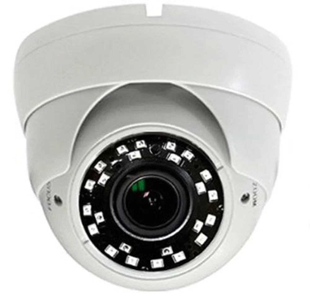 Camera 1080P Image Focus 4 AHD, STARVIS OSD In/exterior Security Variable CVI, CVBS) IR Dome IN True Camera Lens 1(TVI, 101AV Full-HD 2.8-12mm (White) WDR 2.4Megapixel Sensor