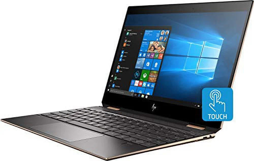 RAM, Windows 1.8GHz, 256GB HP HD 8GB Home, x360 - Laptop, used 13.3" Full 10 13-ap0013dx Touchscreen by Ash SSD, Silver i7-8565U HP Core Spectre Convertible