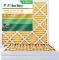 (3-Pack) 11 AC 17x17x2 Furnace Pleated Air HVAC MERV Filterbuy Filters