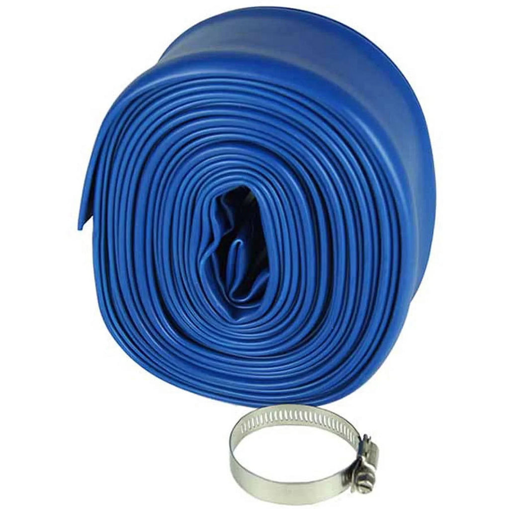 with Heavy Stainless 1/2-Inches Pool by Clamp, 1 Hose Swimming Duty Filter 50-Feet Poolmaster Cleaning Steel Backwash