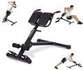 Bench Strength Gym Fitness Extension Hyper Adjustable Core Strength Training Chair Exercise Home Abdominal Ab Factor Roman Workout Exercise Back X
