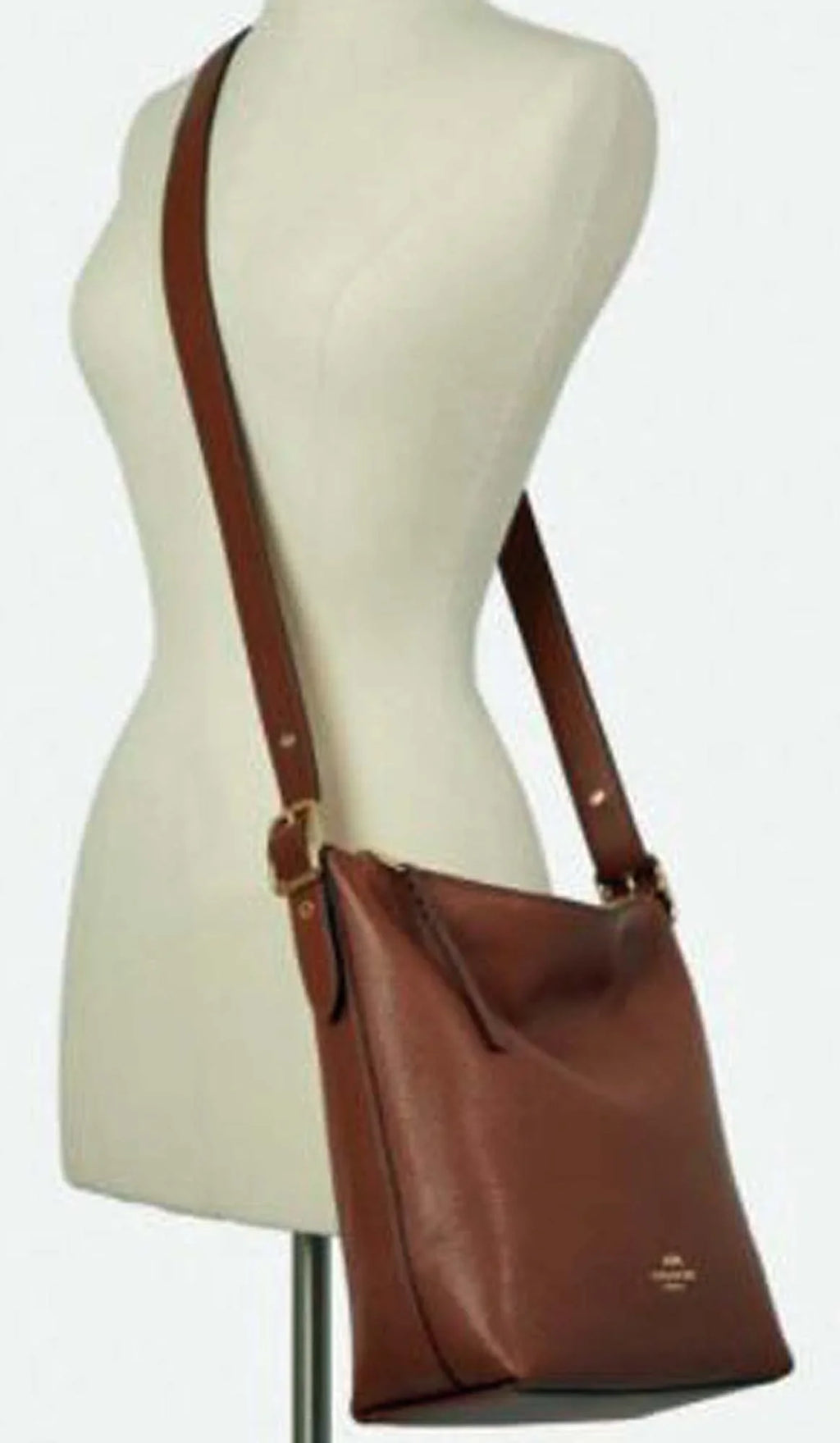 Bag Leather Duffle Redwood Refined Pebble (C2819) Val Shoulder Crossbody Coach