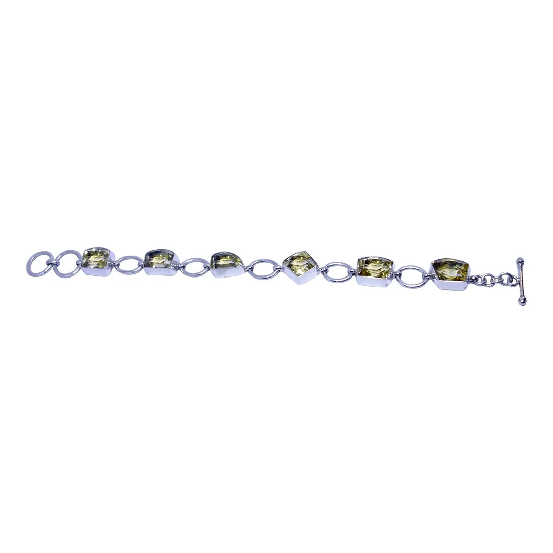 for Bracelet Handmade Gemstone, 925 Designer Women, Quartz Bracelets, Natural Jewelry Lemon Fashion Silver