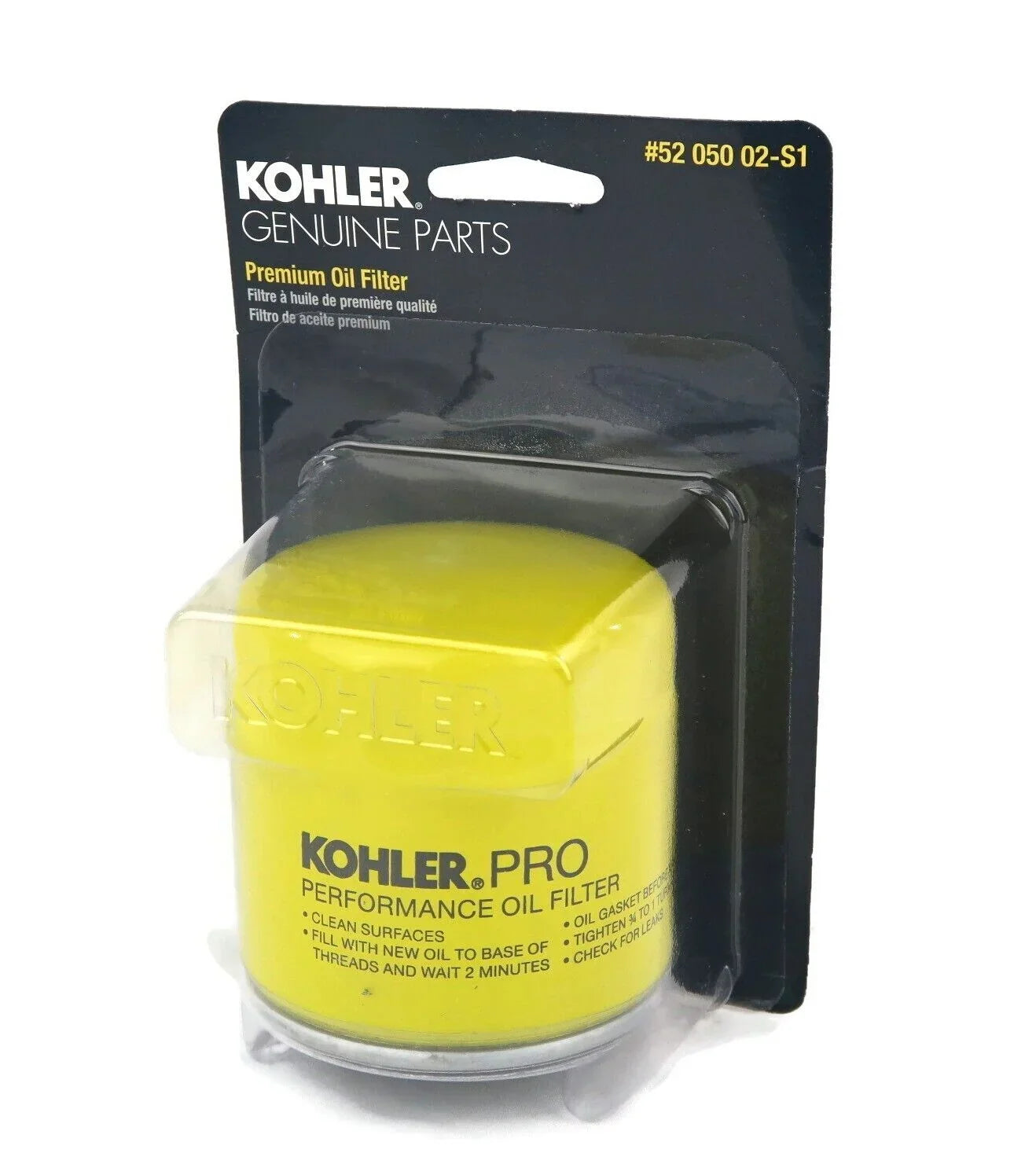 OEM for Anti-drain Filter 02, 52 | 5205002 Oil Pro (3 Performance 050 Pack) Kohler