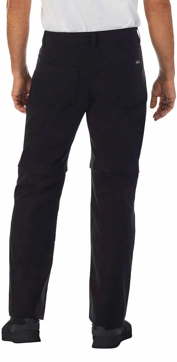 (Black Eddie Pant Lightweight Mens 34x32) Convertible Bauer