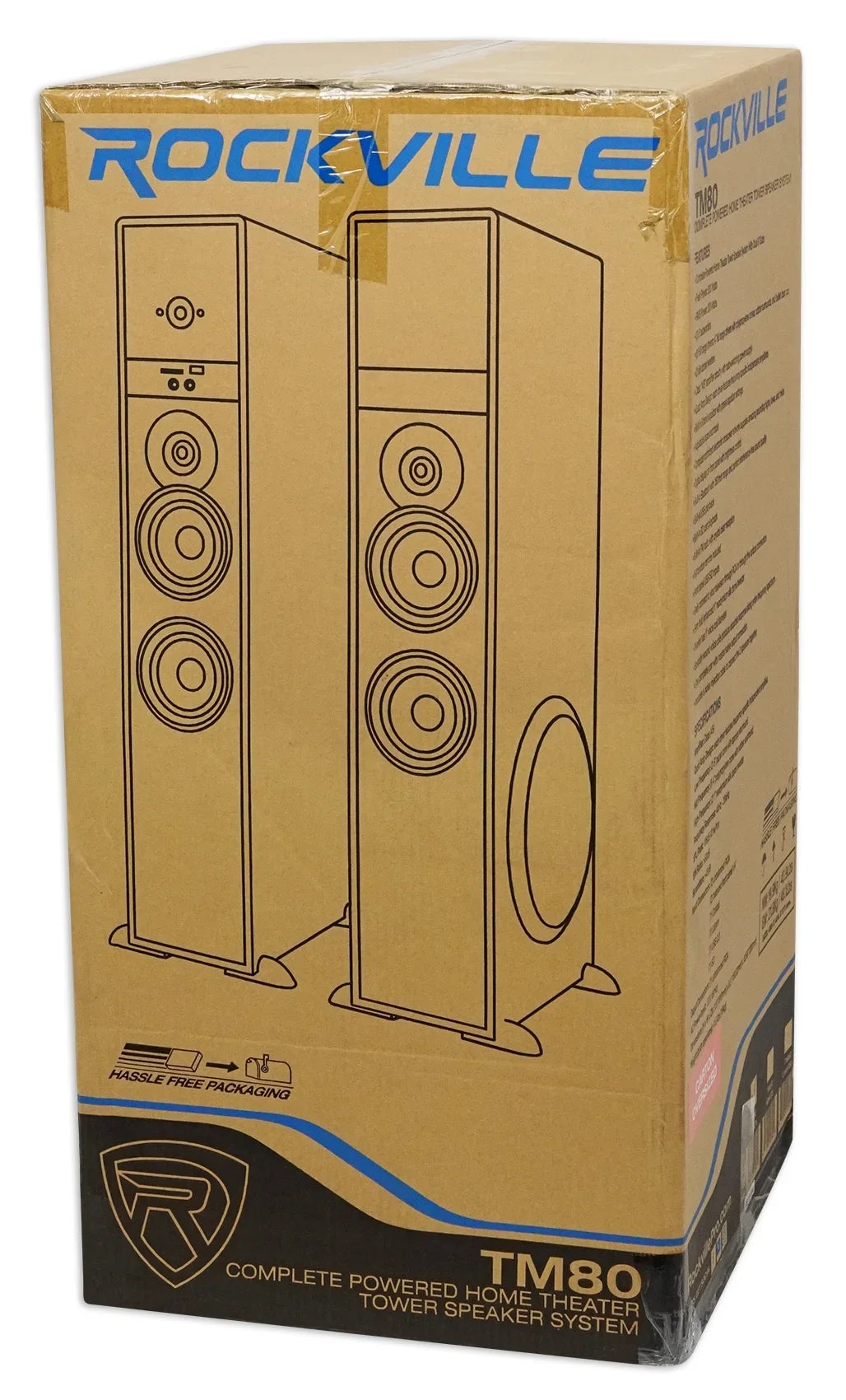 Technica Mic+Tower Audio Wireless Speaker Theater Home Handheld ATW-3212/C710DE2