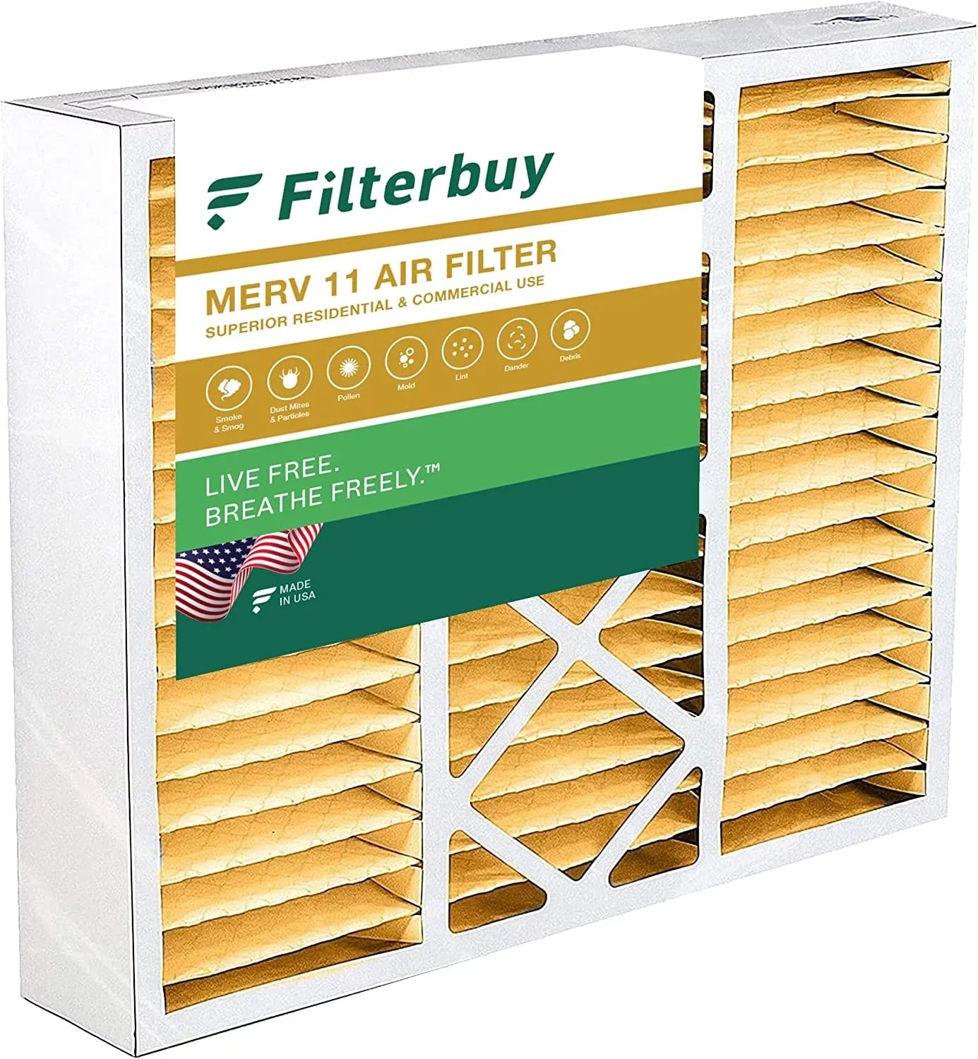 19x20x5 Air Payne & AC for Pleated Furnace 11 FILXXFNC0021, Bryant/Carrier HVAC Day (1-Pack) Filterbuy Filters MERV Night, and