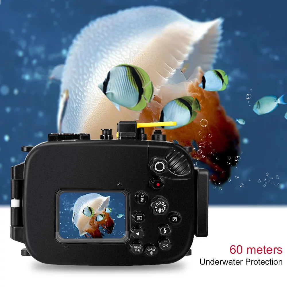 Protective Housing, TG-5, Diving 60m/195ft Underwater Sea Waterproof Camera Case Shell Olympus frogs for