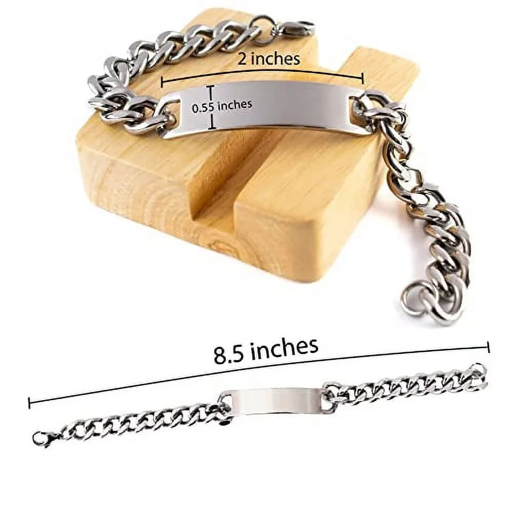 Because an Freakin' Gifts Bracelet, Tool Genius Bracelet, Not Cuban is for Tool Official. Maker. Tool Engraved Chain Maker Sarcastic Maker