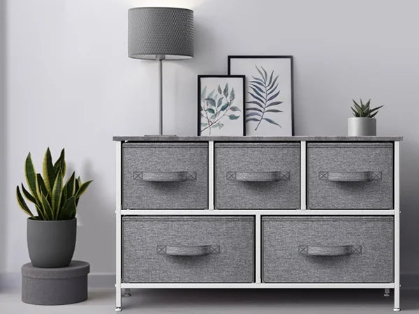 Storage Cube Grey Dresser -